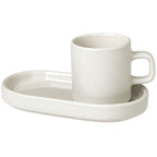 blomus PILAR Espressotasse mit Untertasse 2er-Set – Keramik
