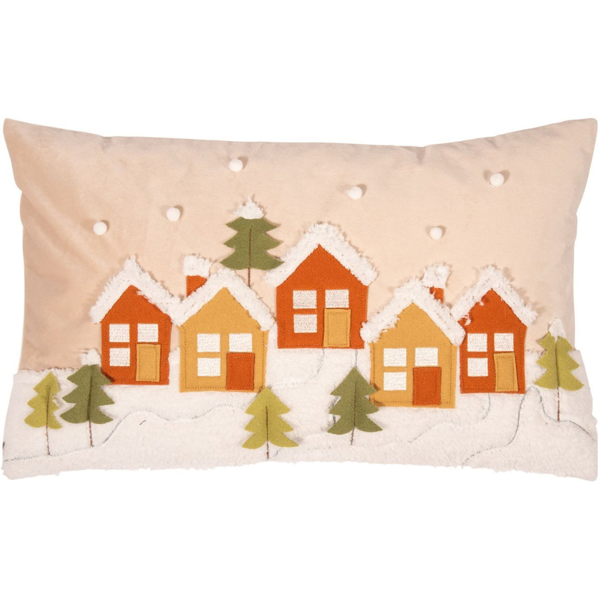 pad SNOW WORLD Kissenhülle – Wintermotiv