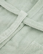 Cawö Pure 5223 Damen-Bademantel mit Kapuze – Baumwolle