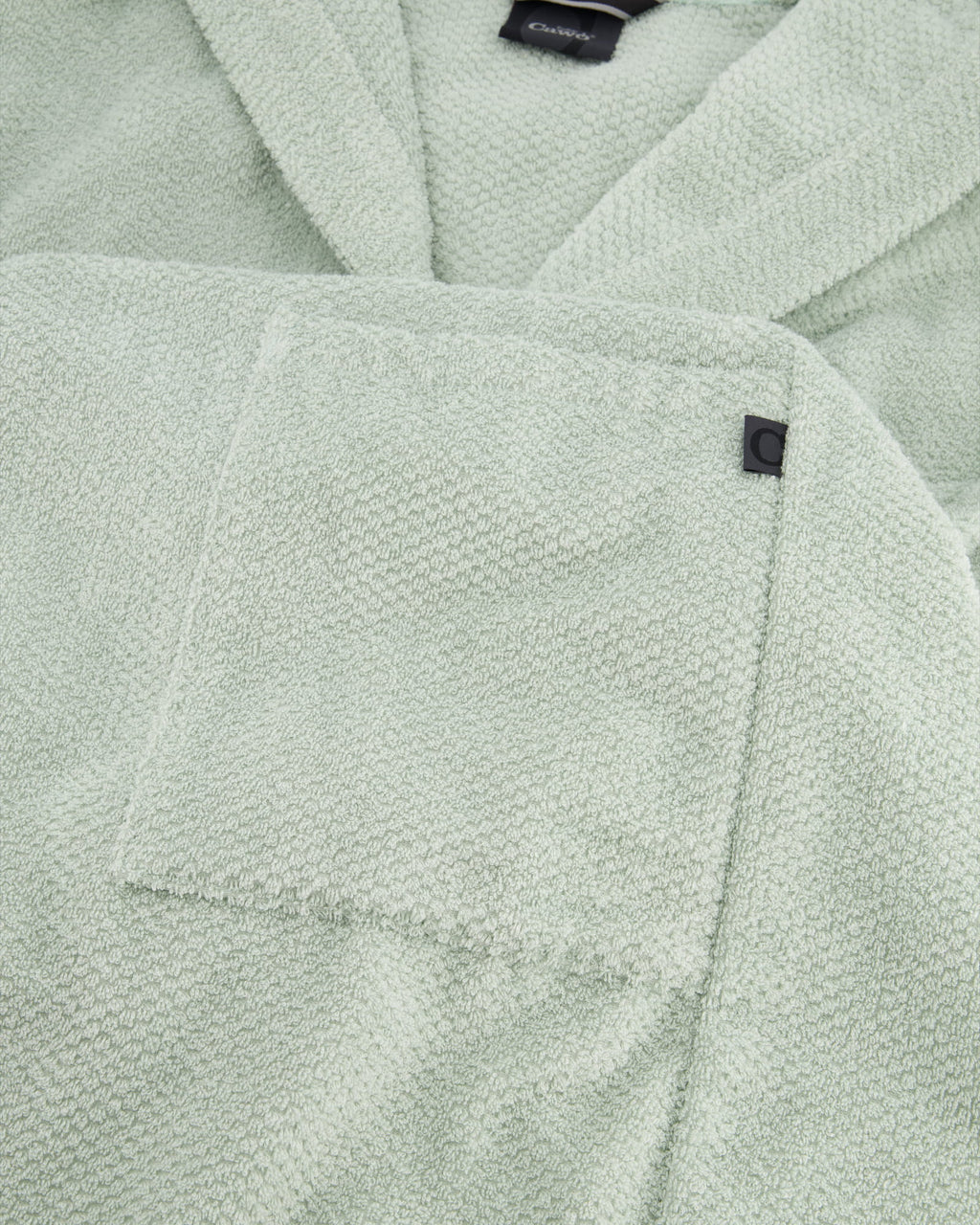 Cawö Pure 5223 Damen-Bademantel mit Kapuze – Baumwolle