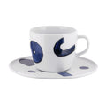 Alessi YUNOKIWARE Kaffeetasse mit Untertasse