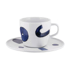Alessi YUNOKIWARE Kaffeetasse mit Untertasse