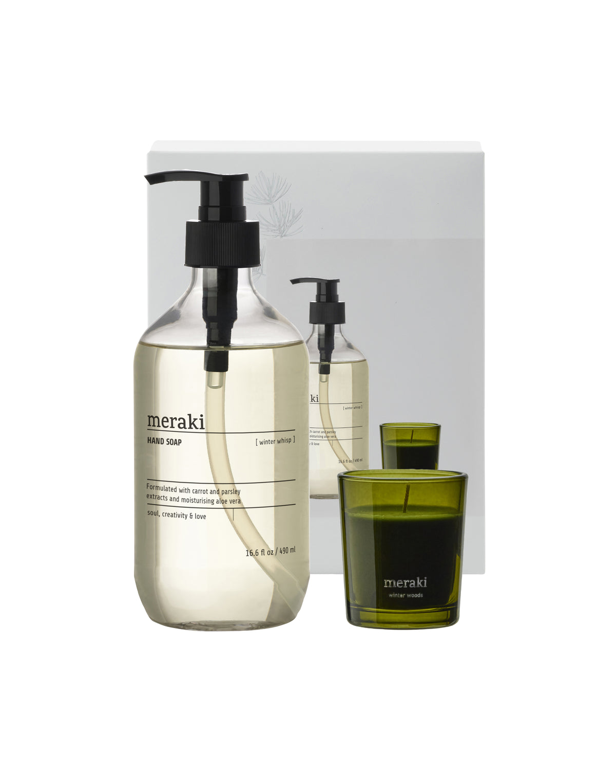 Meraki Geschenkbox Winter Whisp Handseife & Duftkerze