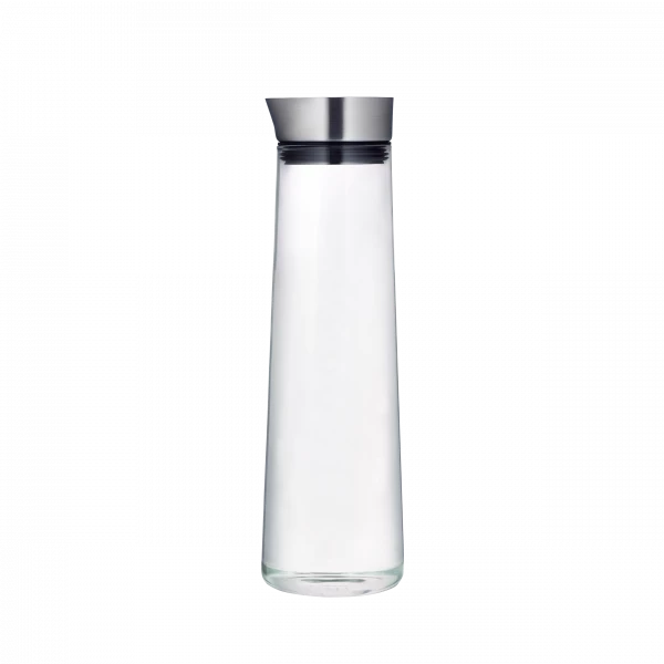 blomus ACQUA Wasserkaraffe aus Glas und Edelstahl