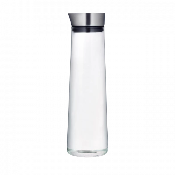 blomus ACQUA Wasserkaraffe aus Glas und Edelstahl