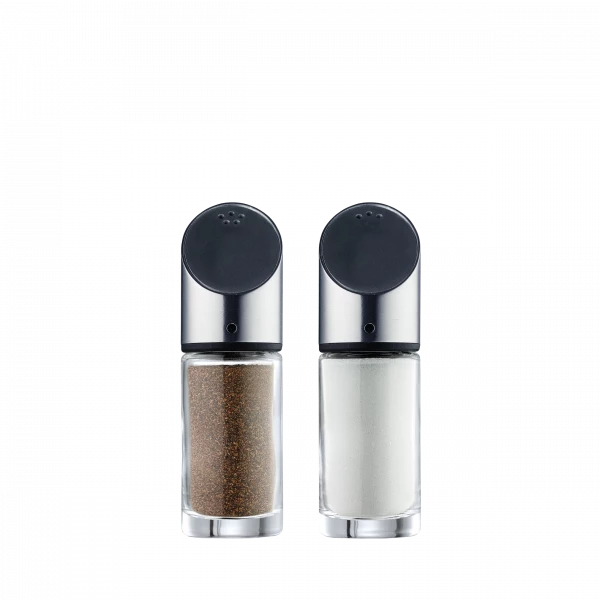 blomus LIVO Salz- und Pfefferstreuer 2er Set – Edelstahl & Glas