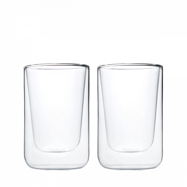 blomus NERO Thermo-Cappuccinoglas 2er-Set – 250 ml
