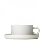 blomus PILAR Teetasse mit Untertasse – 2er-Set Keramik