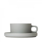 blomus PILAR Teetasse mit Untertasse – 2er-Set Keramik