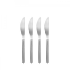 blomus STELLA Buttermesser 4er-Set – mattierter Edelstahl