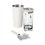 blomus LOUNGE Boston Shaker-Set 3-tlg, Edelstahl & Glas