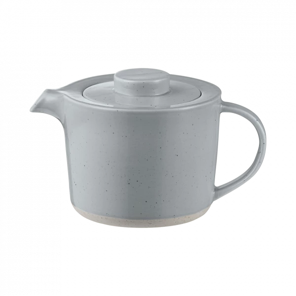 blomus SABLO Teekanne mit Edelstahlfilter – Steingut