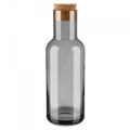 blomus FUUMI Wasserkaraffe – mundgeblasenes Rauchglas, 1 Liter