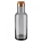 blomus FUUMI Wasserkaraffe – mundgeblasenes Rauchglas, 1 Liter