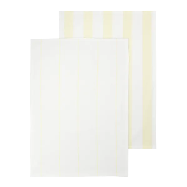 blomus TAULO Stripe Geschirrtuch 2er Set aus Baumwolle