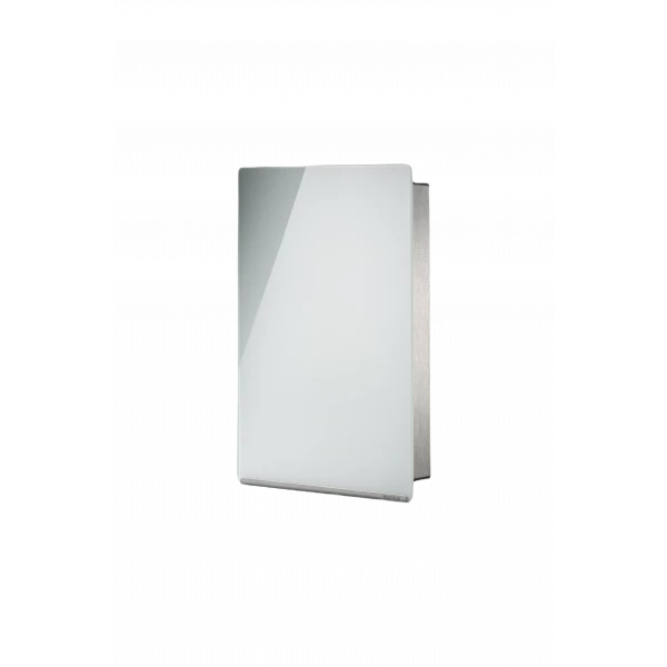 blomus VELIO Schlüsselkasten mit Glas-Magnettafel – Edelstahl