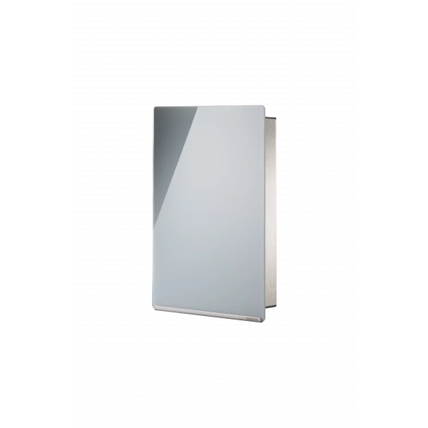 blomus VELIO Schlüsselkasten mit Glas-Magnettafel – Edelstahl