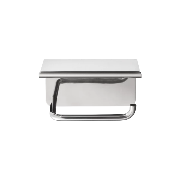 blomus MODO WC-Rollenhalter mit Ablage – Edelstahl