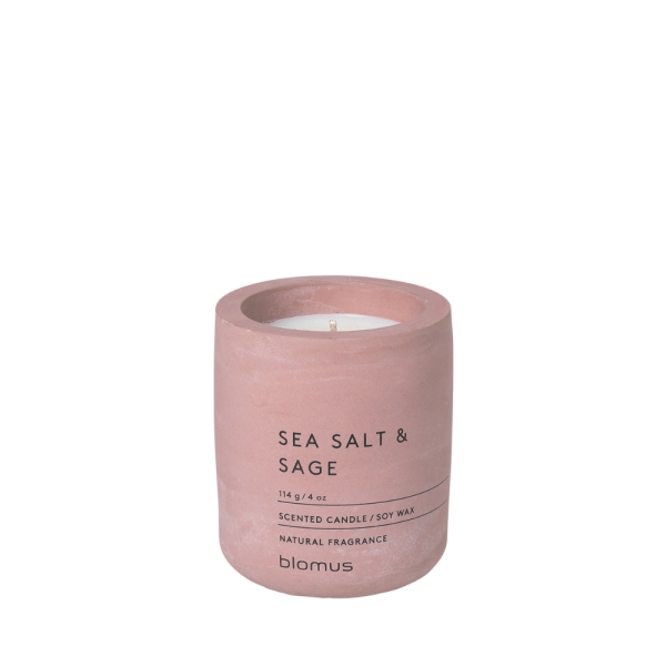 blomus FRAGA Duftkerze Sea Salt & Sage – Sojawachs
