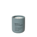 blomus FRAGA Duftkerze Rose & White Musk – Sojawachs