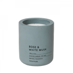 blomus FRAGA Duftkerze Rose & White Musk – Sojawachs