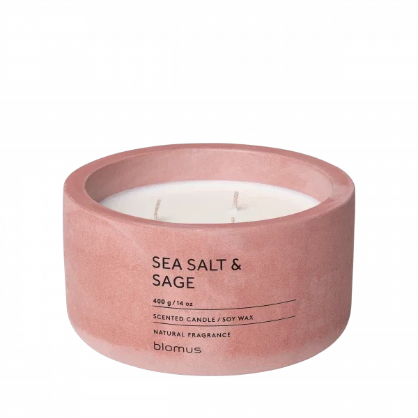 blomus FRAGA Duftkerze XL Sea Salt & Sage – Withered Rose