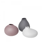 blomus NONA Mini-Vasen 3er-Set – Porzellan