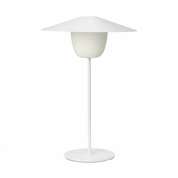 blomus ANI LAMP Mobile LED-Tischleuchte – Aluminium, IP44