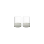 blomus CALMA Windlicht 2er-Set – Beton & Glas