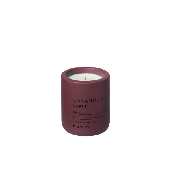 blomus FRAGA Duftkerze Cinnamon & Apple – Beton