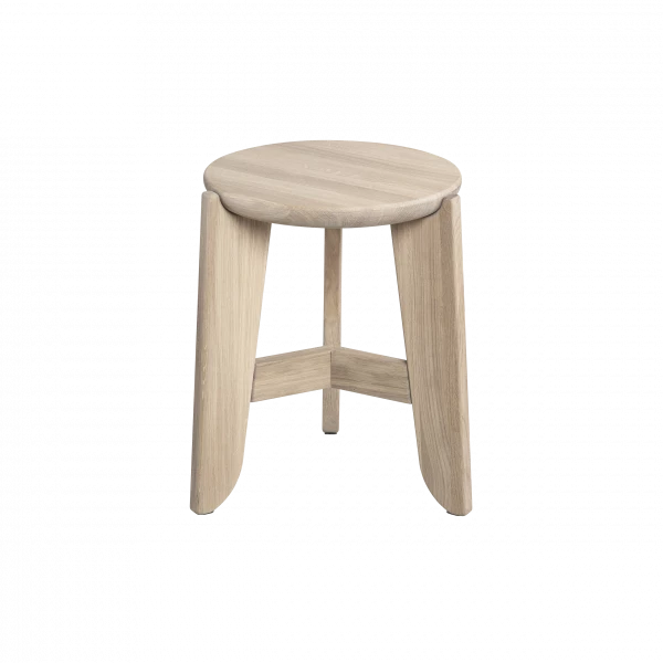 blomus ELI Sitzhocker – Massiveiche, 45 cm Sitzhöhe