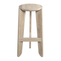 blomus ELI Barhocker – Massiveiche, 75 cm Sitzhöhe