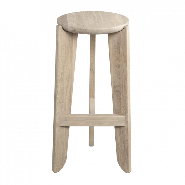 blomus ELI Barhocker – Massiveiche, 75 cm Sitzhöhe