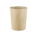 blomus WILO Papierkorb rund aus Hartholz – 10 Liter