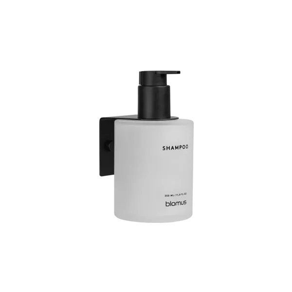blomus KIREI Shampoo-Glasflasche – Wandhalterung zum Schrauben