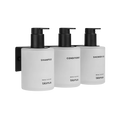 blomus KIREI Glasflaschen-Set 3×350 ml – Badorganisation