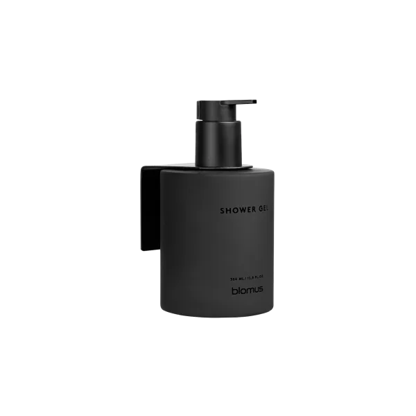 blomus KIREI Shower-Gel-Spender aus Glas – Wandhalterung