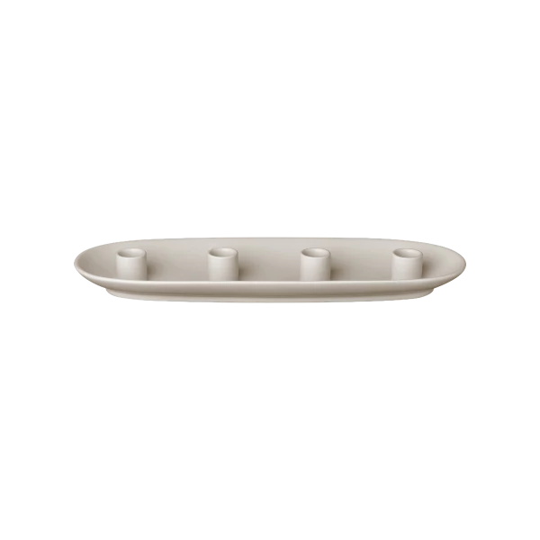 blomus VELA Kerzenhalter oval 4-flammig – Keramik