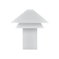 blomus SANAKA Akku LED-Leuchte – Kunststoff, Silikon, Weiß