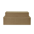 blomus SAHLA Aufbewahrungsbox 2er-Set – PU Leder