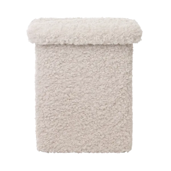 blomus TEDDY T-Hocker – Polster-Sitzhocker, Polyester-Bezug