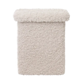 blomus TEDDY T-Hocker – Polster-Sitzhocker, Polyester-Bezug