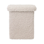 blomus TEDDY T-Hocker – Polster-Sitzhocker, Polyester-Bezug