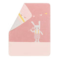 David Fussenegger JUWEL Babydecke mit Stick-Hase – Wolle