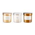 blomus VALOA Duftkerzen 3er-Set – Ylang-Ylang, Neroli, Bergamot