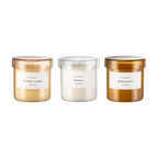 blomus VALOA Duftkerzen 3er-Set – Ylang-Ylang, Neroli, Bergamot