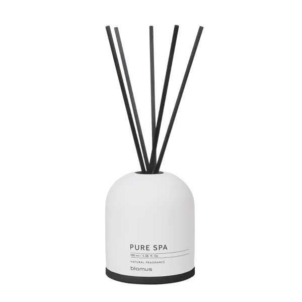 blomus FRAGA Raumduft-Set French Cotton – Diffuser Beton & Glas