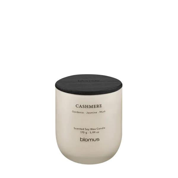 blomus TUOKSU Duftkerze Cashmere – elegantes Glasgefäß