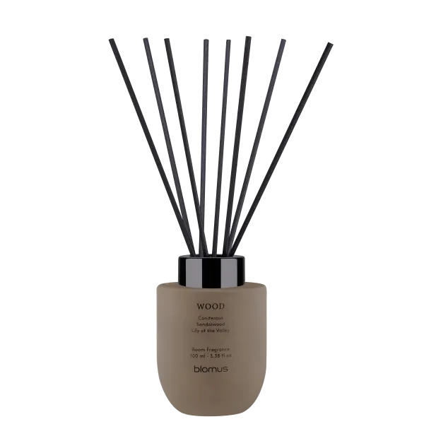 blomus TUOKSU Raumduft-Diffusor Wood – Glas, 100 ml