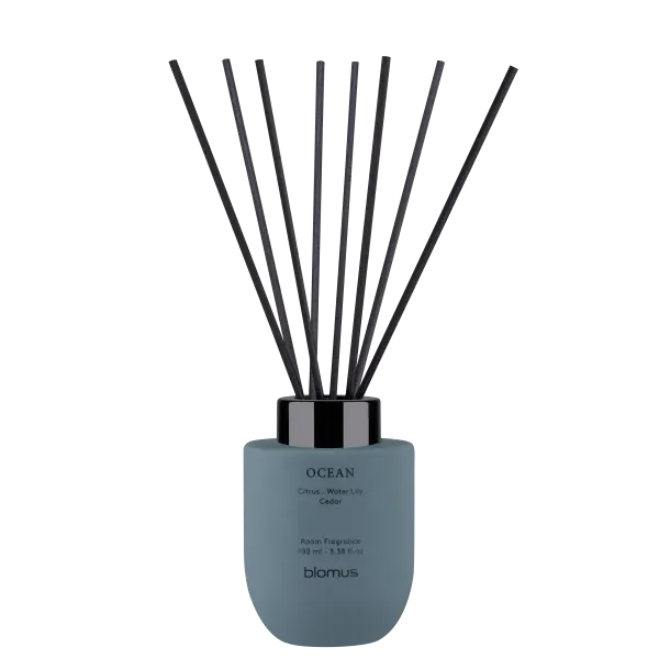 blomus TUOKSU Raumdiffusor Ocean – Glas-Diffusor, 100 ml